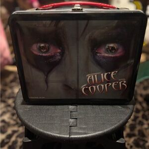 Alice Cooper Black and Red Lunchbox